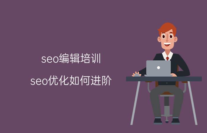 seo编辑培训 seo优化如何进阶？